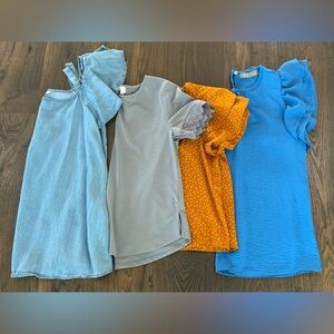 Womens Size Small 4 Piece Blouse Bundle